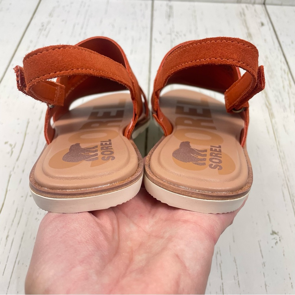 Sorel Ella ll Slingback Suede Leather Sandals - Picture 12 of 16